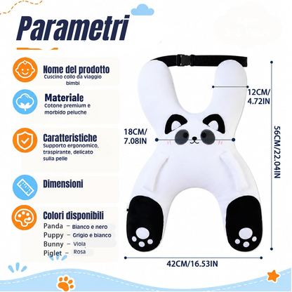 Cuscino Peluche Avvolgente per Neonati
