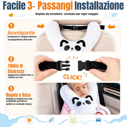 Cuscino Peluche Avvolgente per Neonati